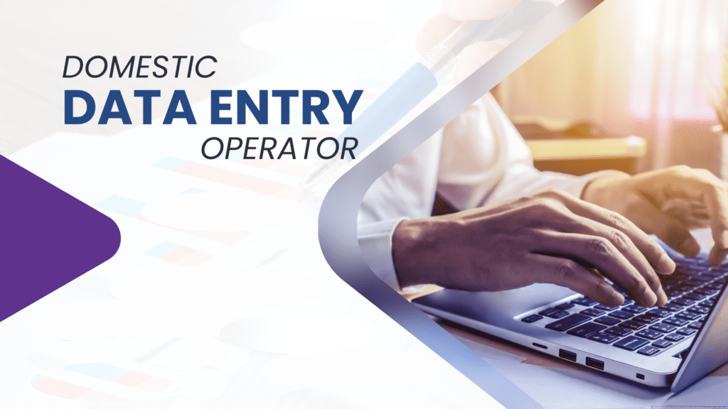 DATA ENTRY OPERATOR